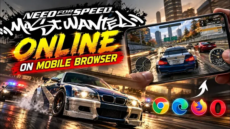 I Tested NFS Most Wanted on a Mobile Browser! 🏎️🔥 Here's How to Play It!